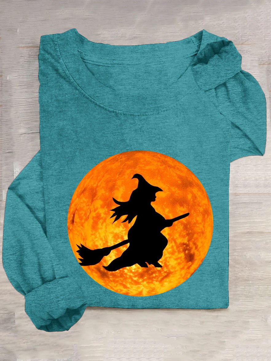 Lässig Halloween Langarm T-Shirt