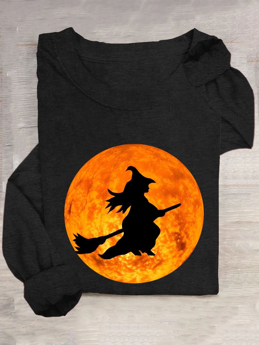 Lässig Halloween Langarm T-Shirt