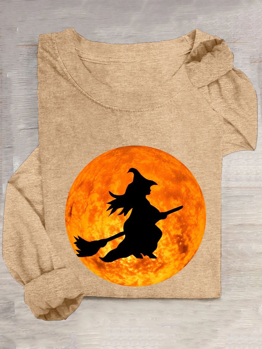 Lässig Halloween Langarm T-Shirt